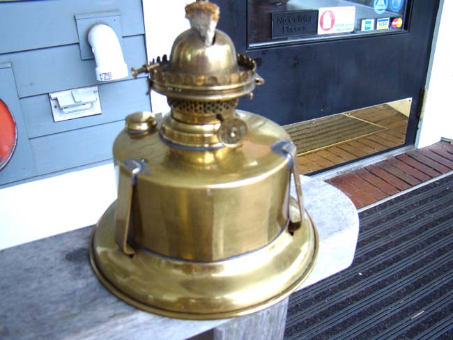 An Antique Ships' Bulkhead Lamp, American circa 1900-1920 — image 3
